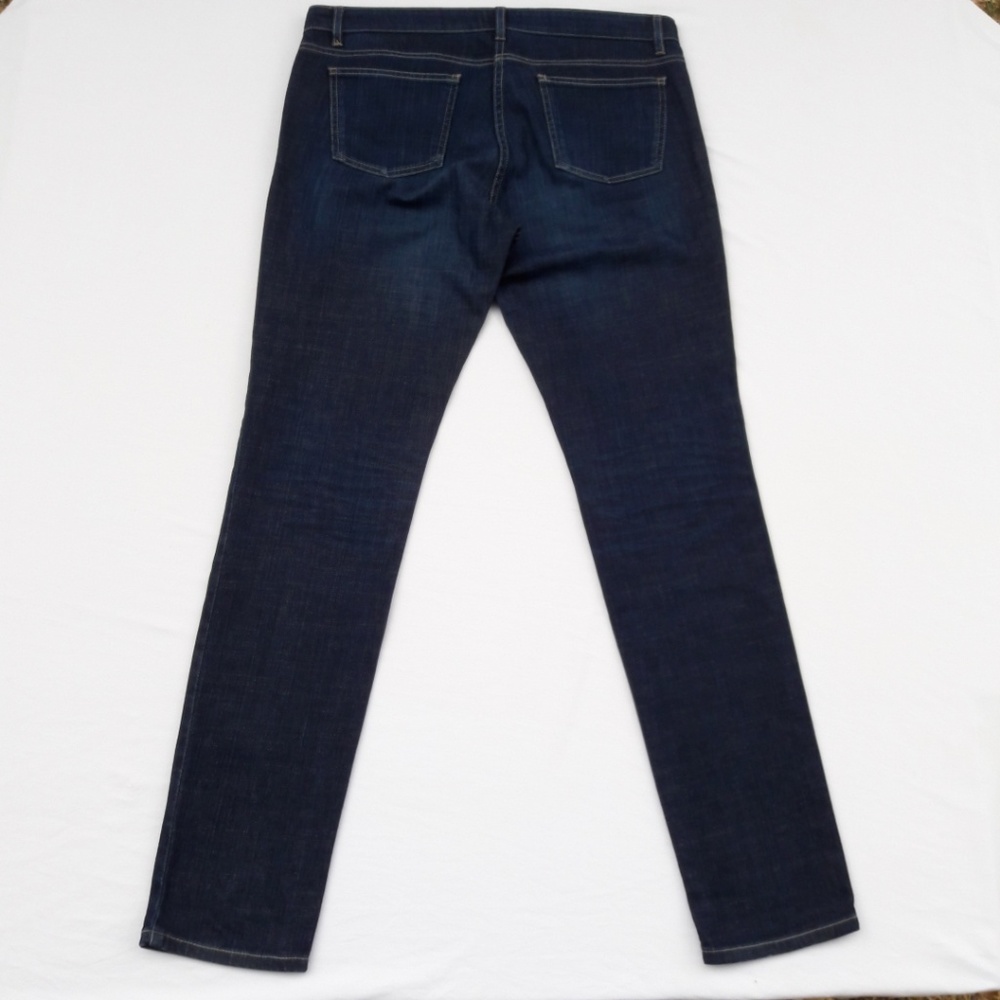 Eileen Fisher Classic Jeans Organic Cotton Straight Dark Wash 10 34 x 32 - Picture 4 of 8